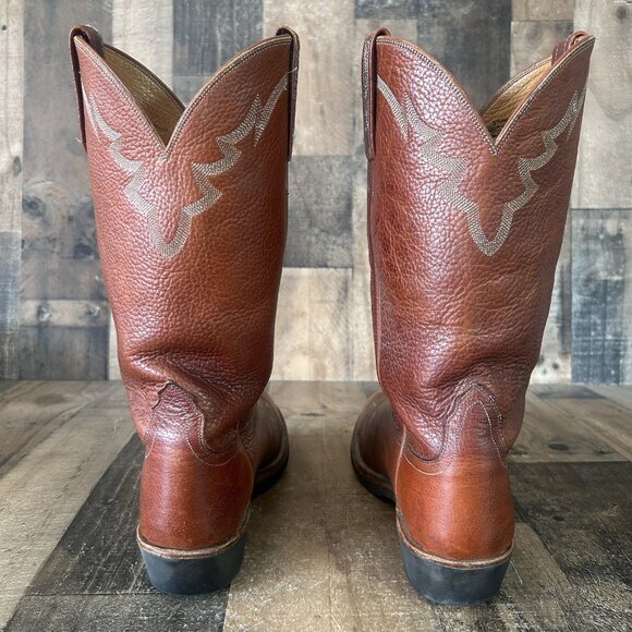 Lucchese 2000 Rubber Sole T3063R Cowboy Boots Mens 10.5 D - Picture 8 of 12